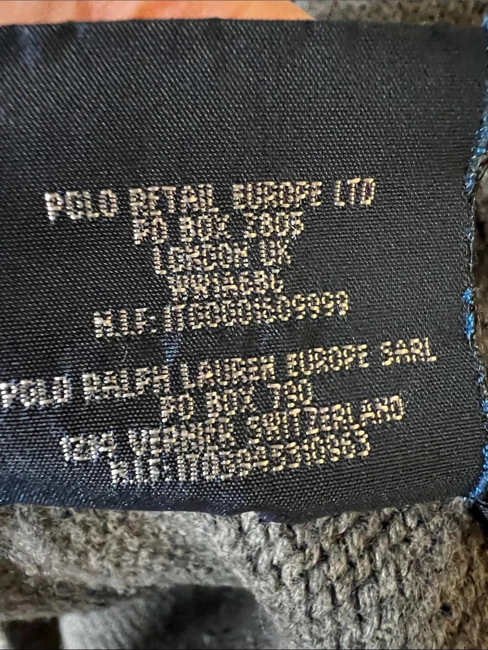 Ralph Lauren Gray Half-Zip Mock Neck Sweater with Polo Logo Size M (8-10)